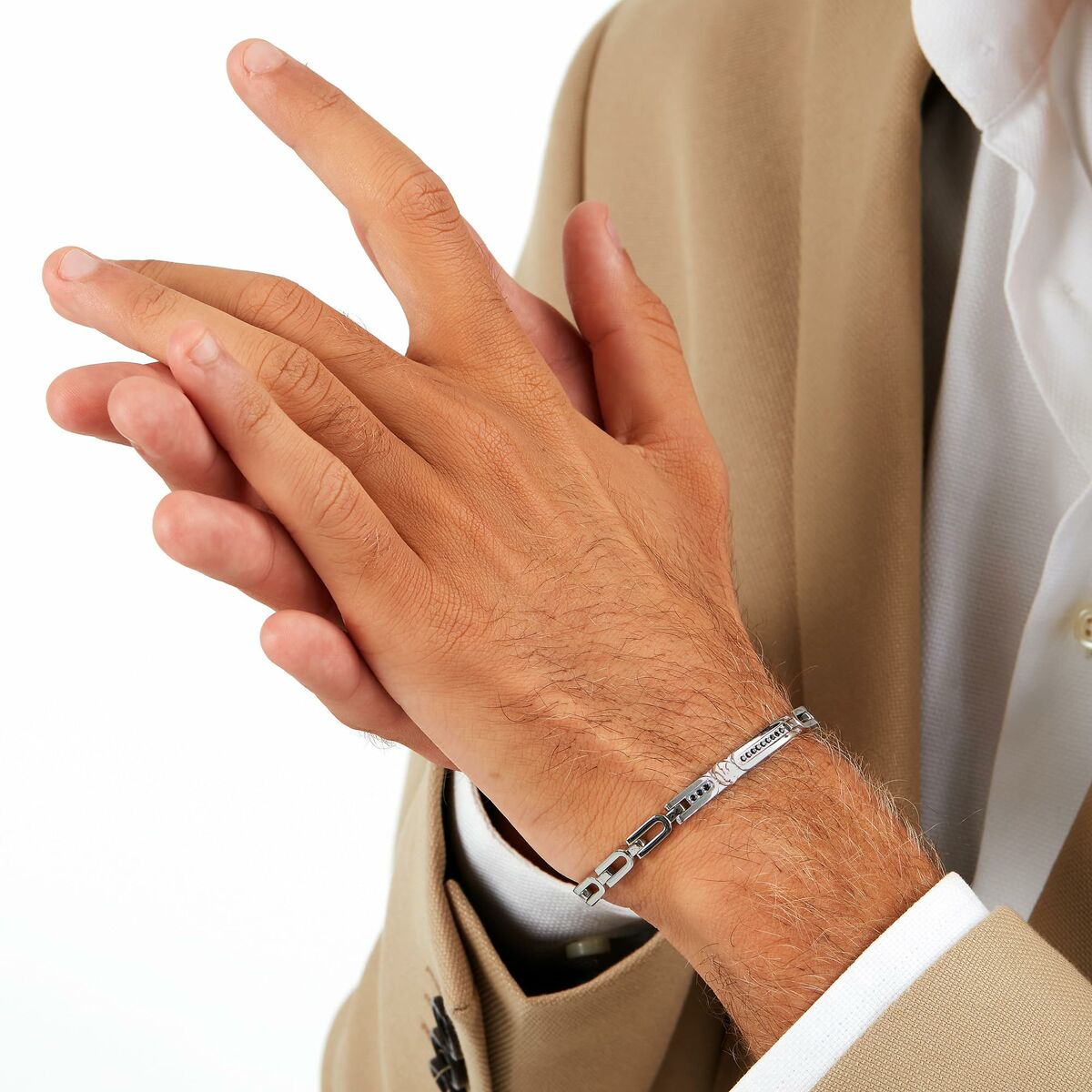 Pulsera Hombre Maserati JM423AVD25 Acero Inoxidable 21,5 cm