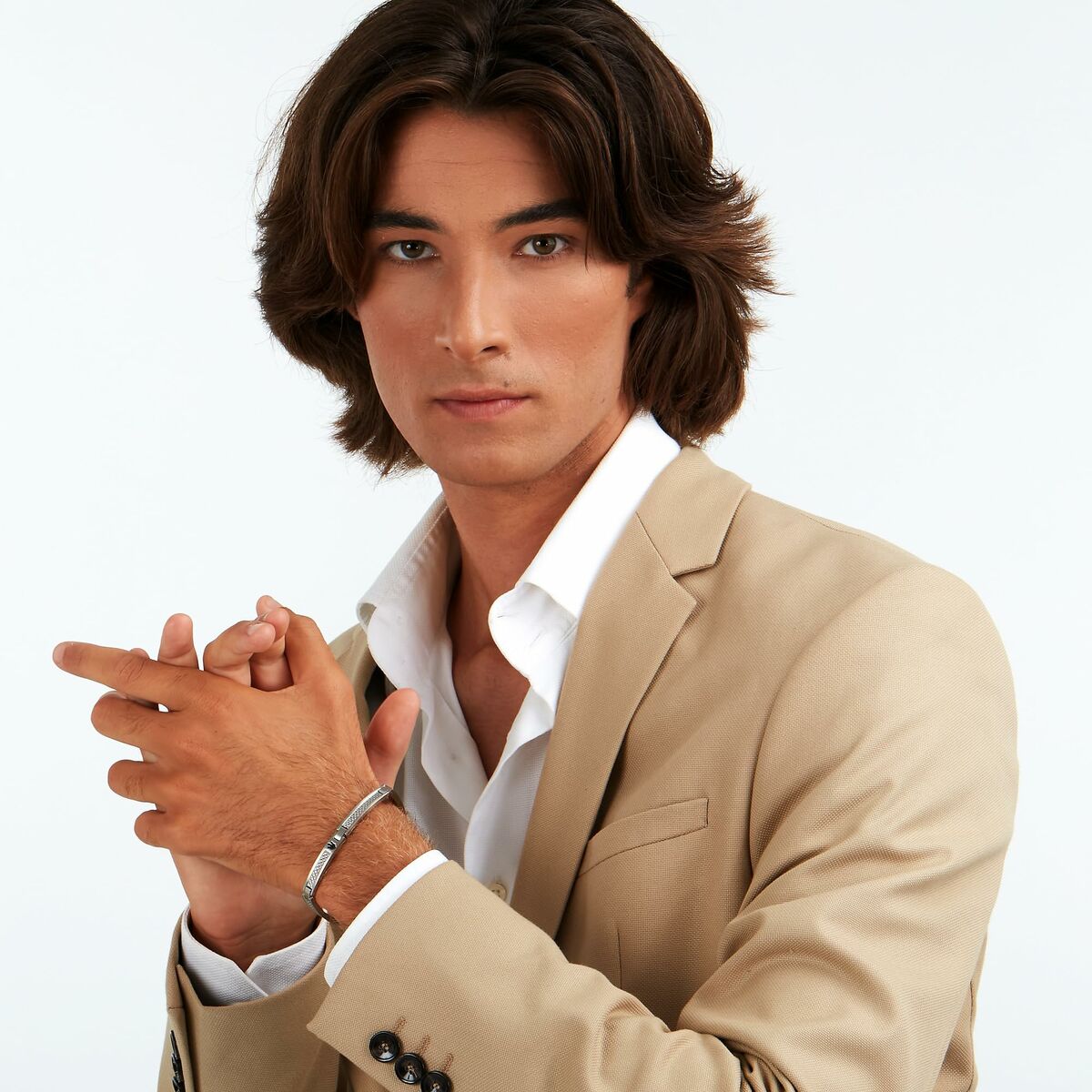 Pulsera Hombre Maserati JM423AVD21 Acero Inoxidable 21,5 cm