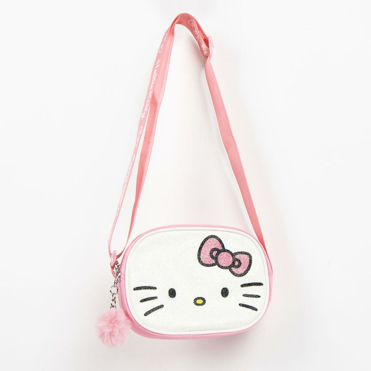 Bolso Bandolera Hello Kitty Rosa 14,5 x 10,5 x 4,0 cm