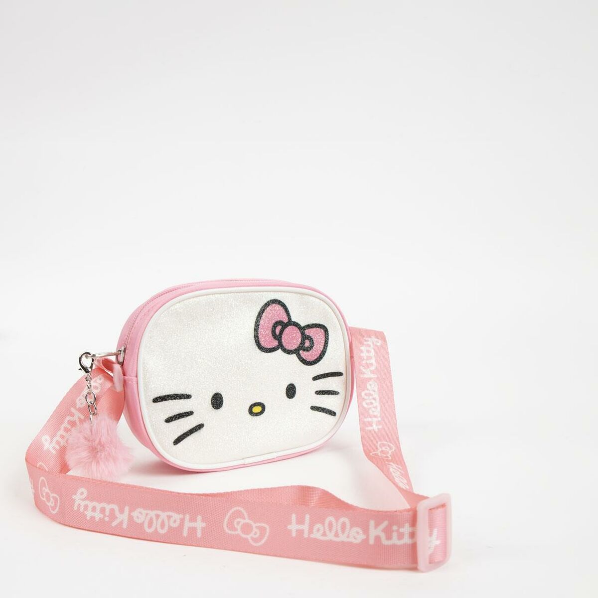 Bolso Bandolera Hello Kitty Rosa 14,5 x 10,5 x 4,0 cm