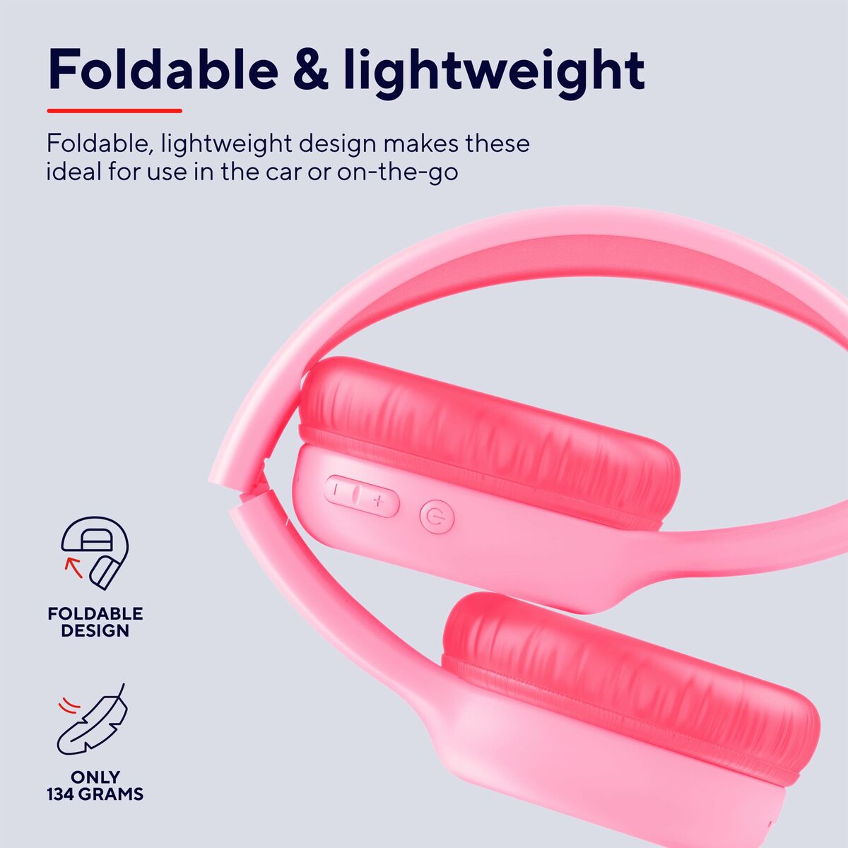 Auriculares Bluetooth Trust 25274 Rosa