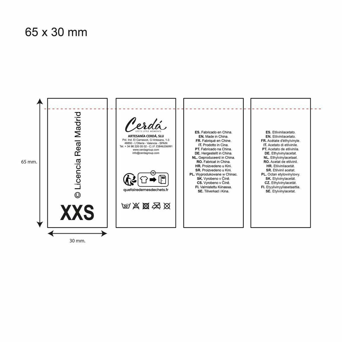 Chubasquero para Perro Real Madrid C.F. Azul S