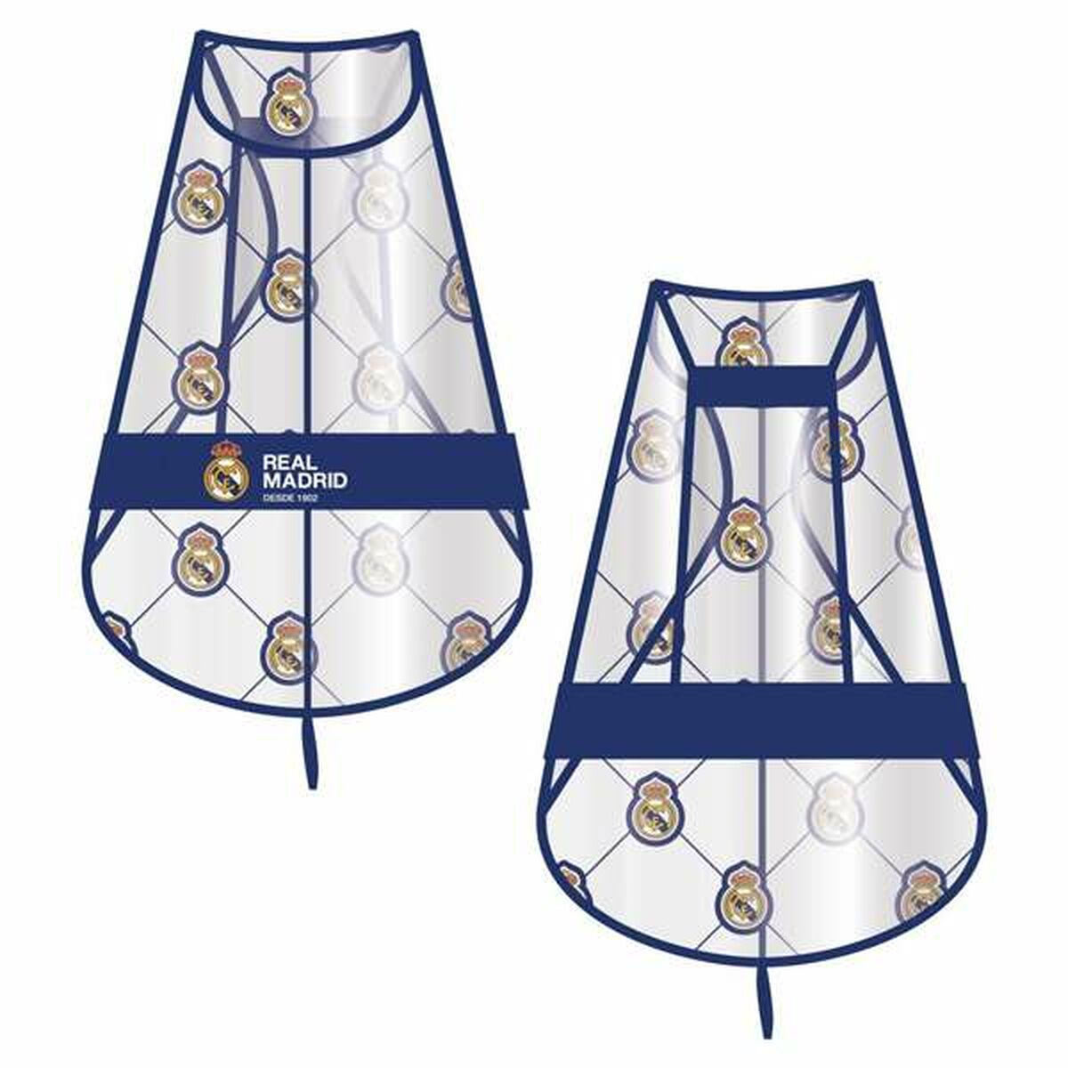 Chubasquero para Perro Real Madrid C.F. Azul S