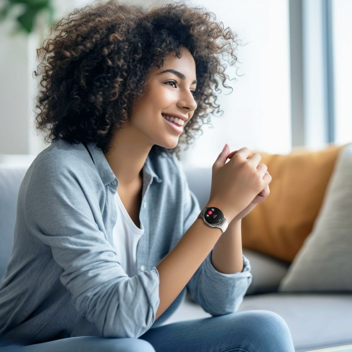 Smartwatch Hama 00178612 8900 Plateado 1,3"