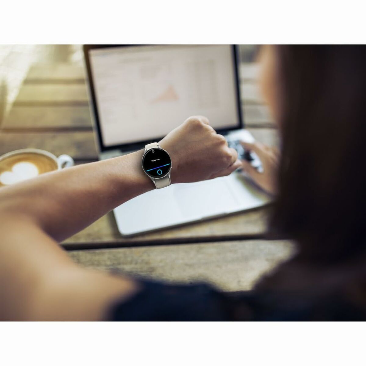 Smartwatch Hama 00178612 8900 Plateado 1,3"