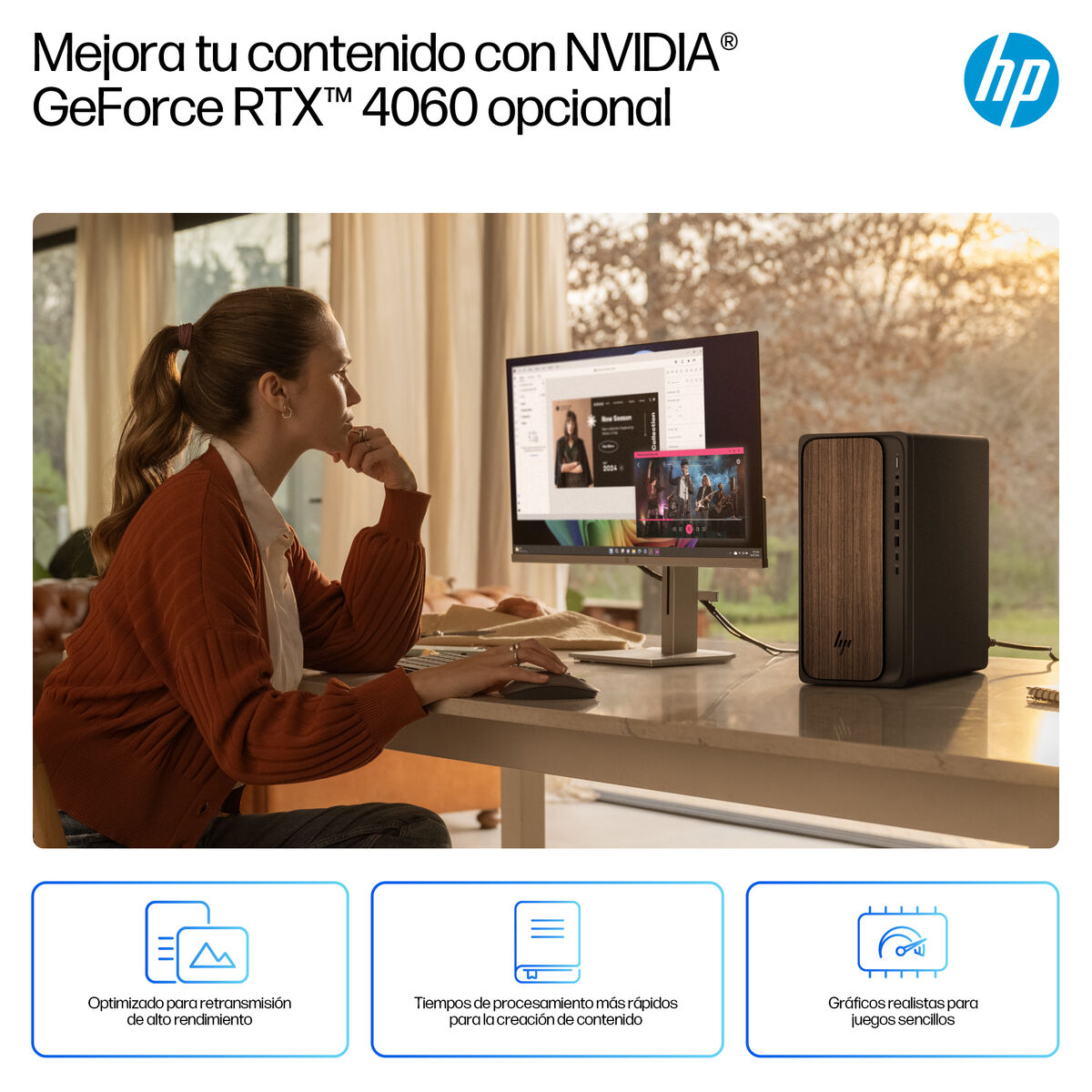 PC de Sobremesa HP M03-0012NS U5-225 16 GB RAM 1 TB SSD