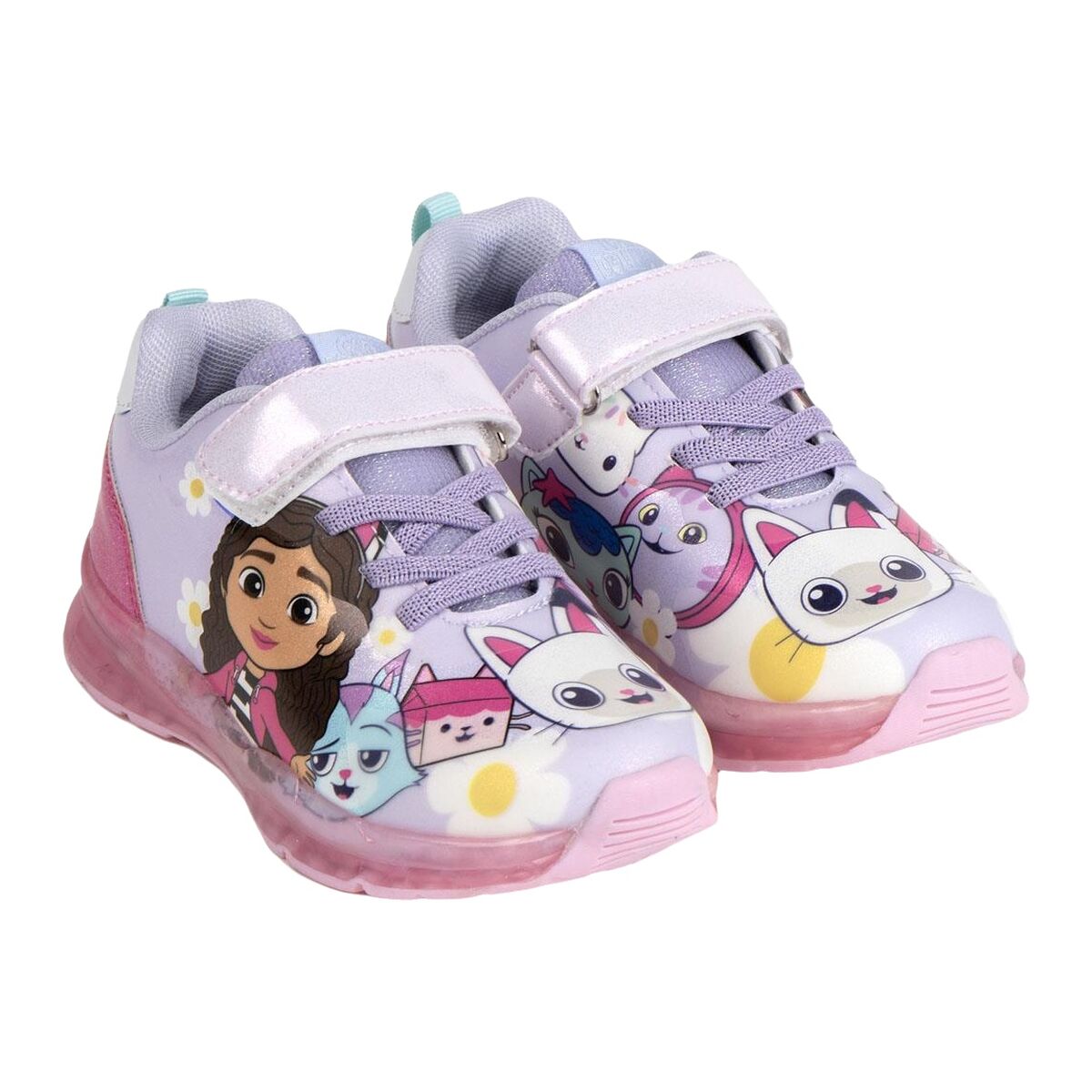 Zapatillas Deportivas con LED Gabby's Dollhouse Lila
