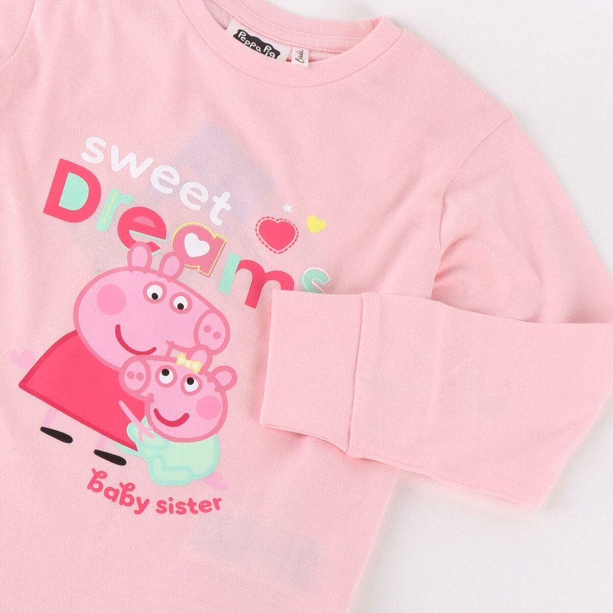 Pijama Infantil Peppa Pig Rosa
