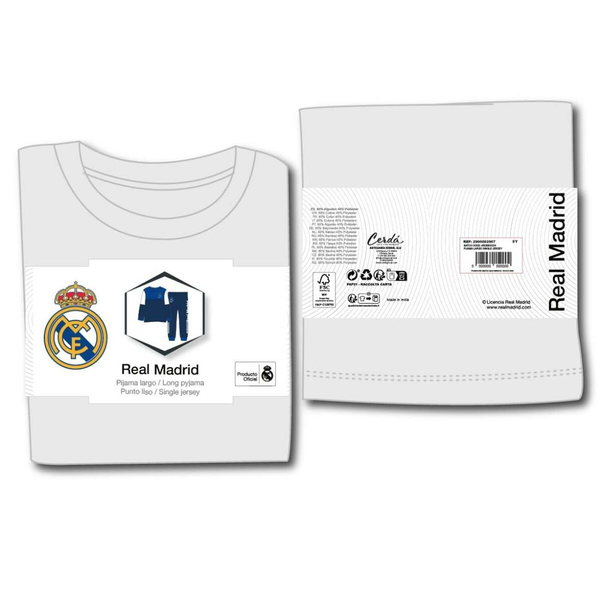 Pijama Infantil Real Madrid C.F. Azul