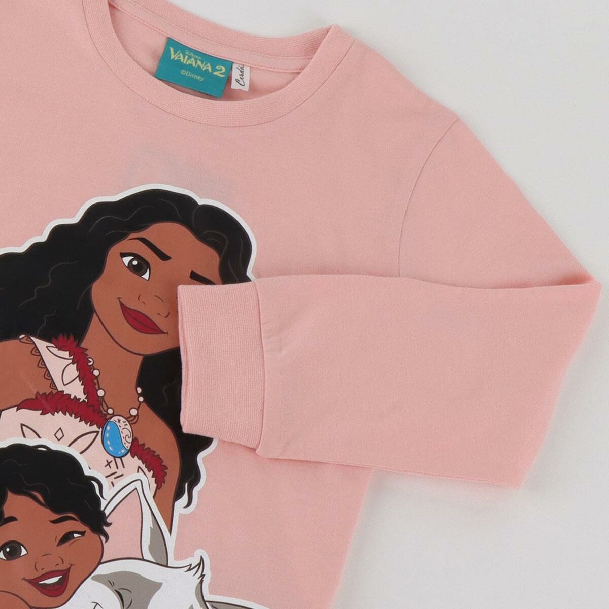 Pijama Infantil Vaiana Coral