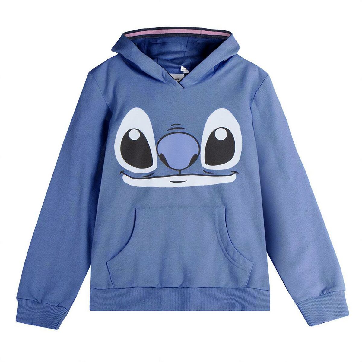 Sudadera con Capucha Niño Stitch Azul