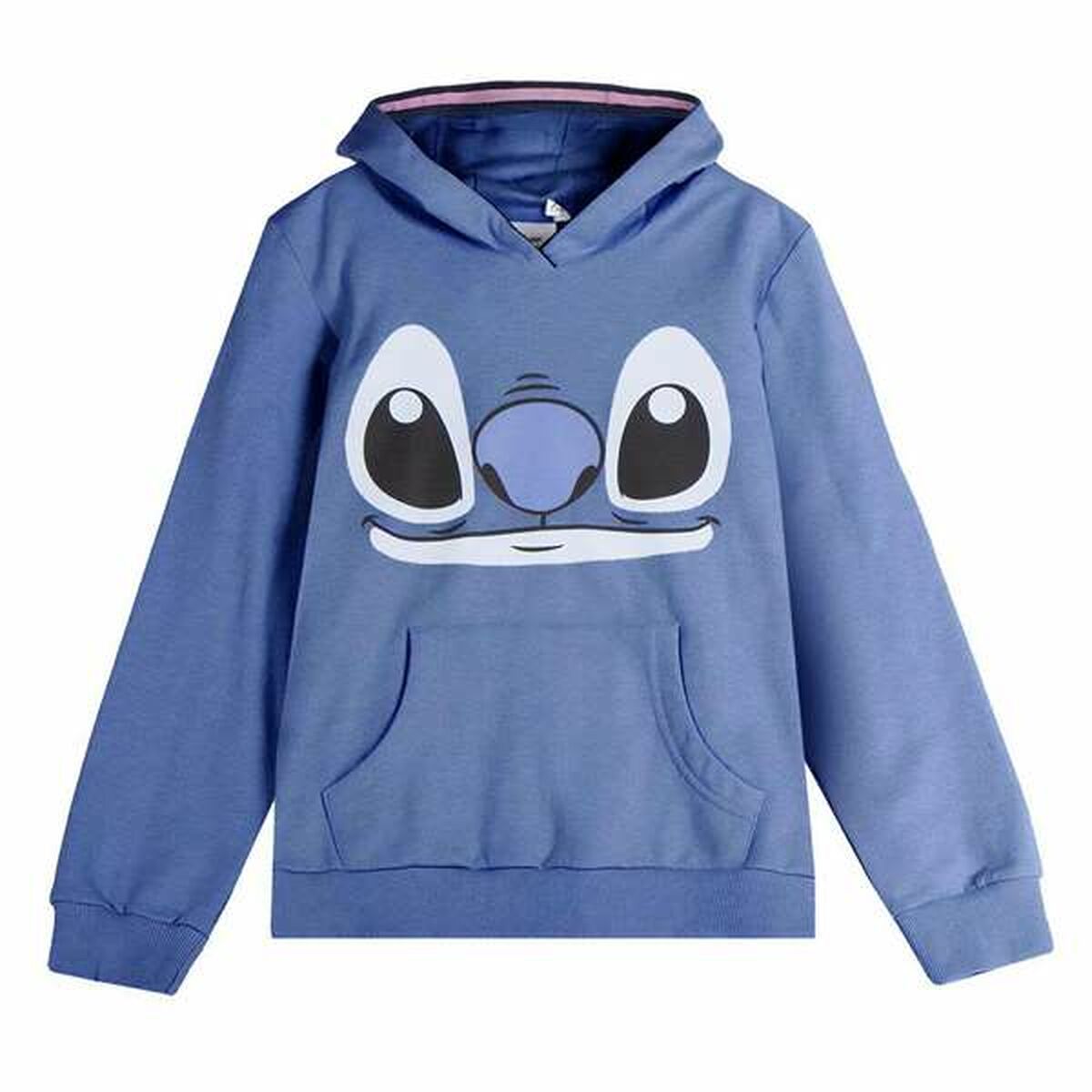 Sudadera con Capucha Niño Stitch Azul