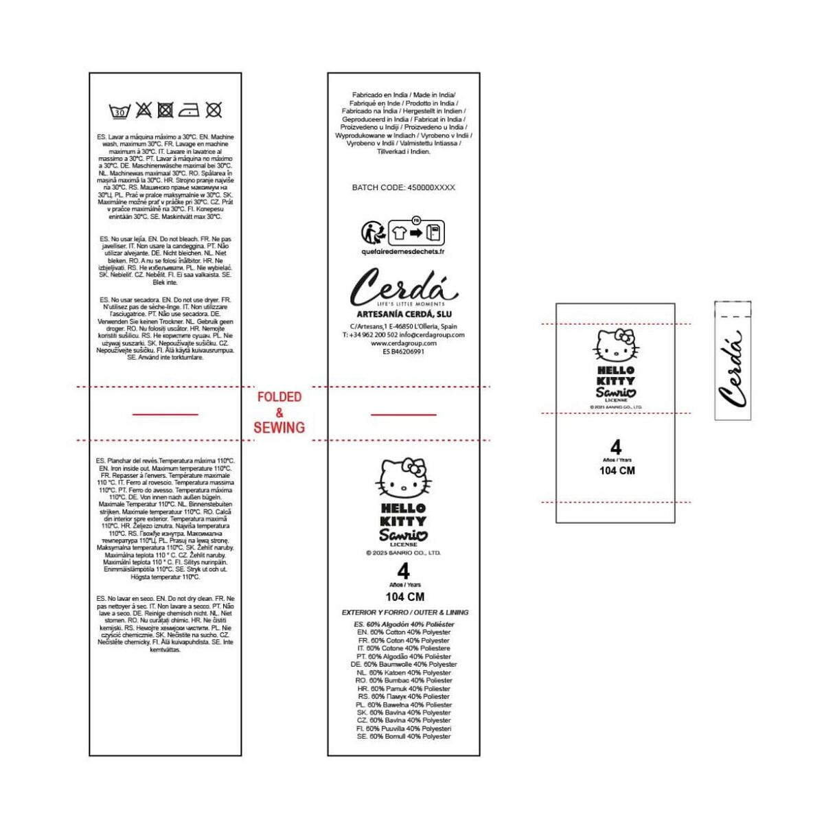 Sudadera con Capucha Niña Hello Kitty Gris