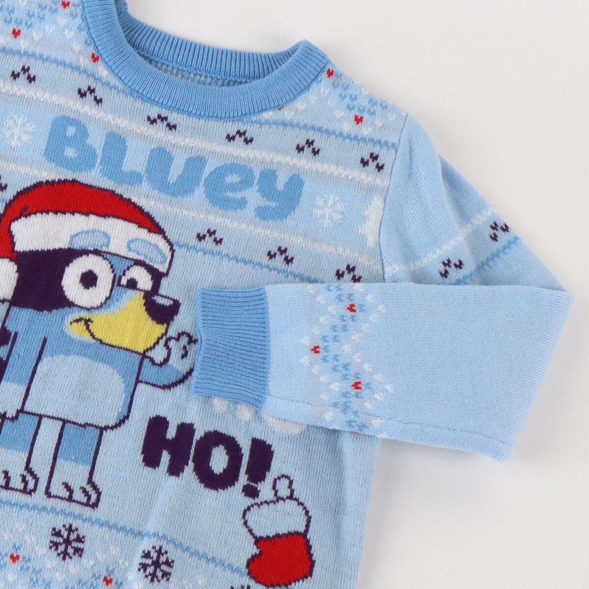 Jersey Unisex Bluey Christmas Azul claro
