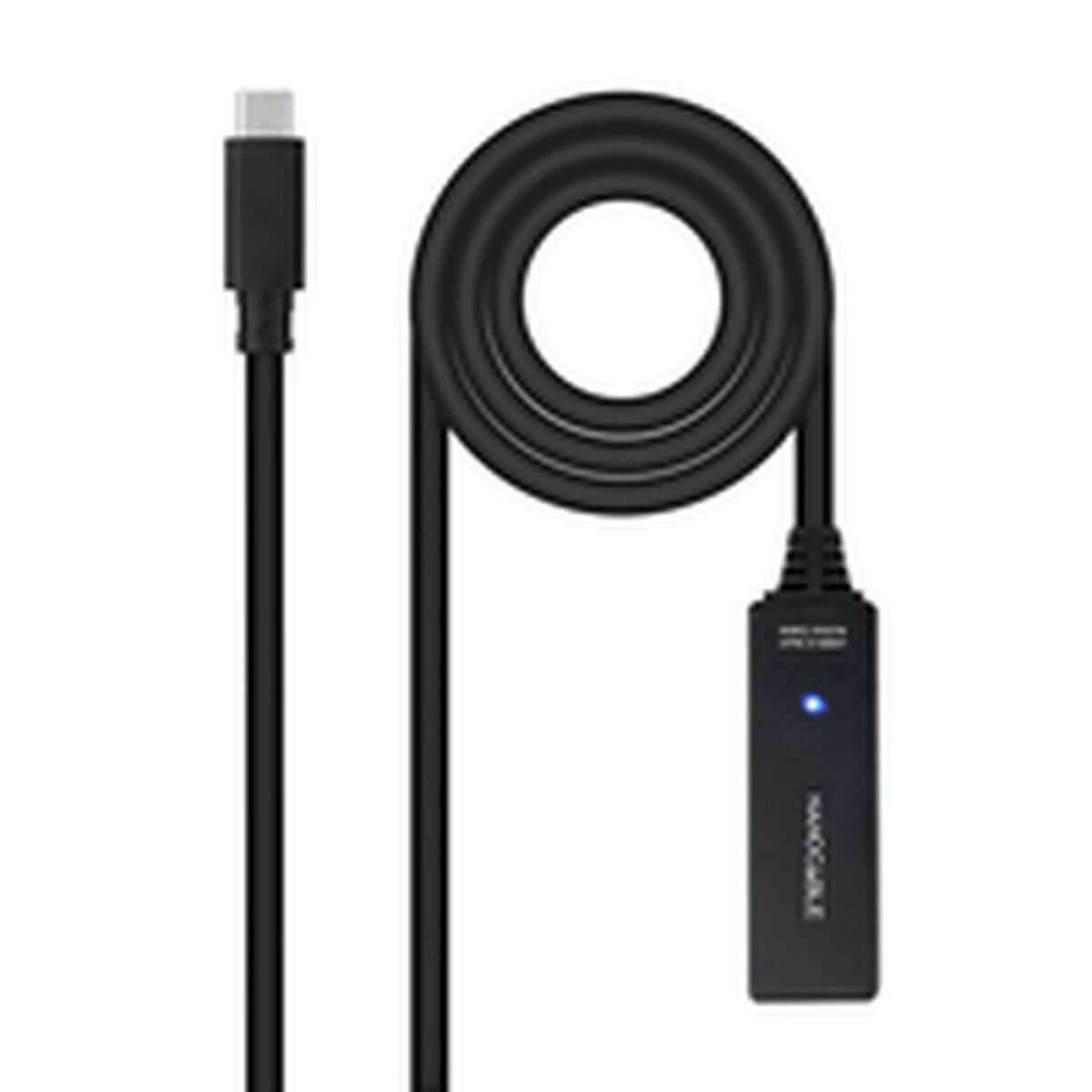 Cable USB NANOCABLE USB 3.2 amplif. C/M-C/H 5m Negro 5 m