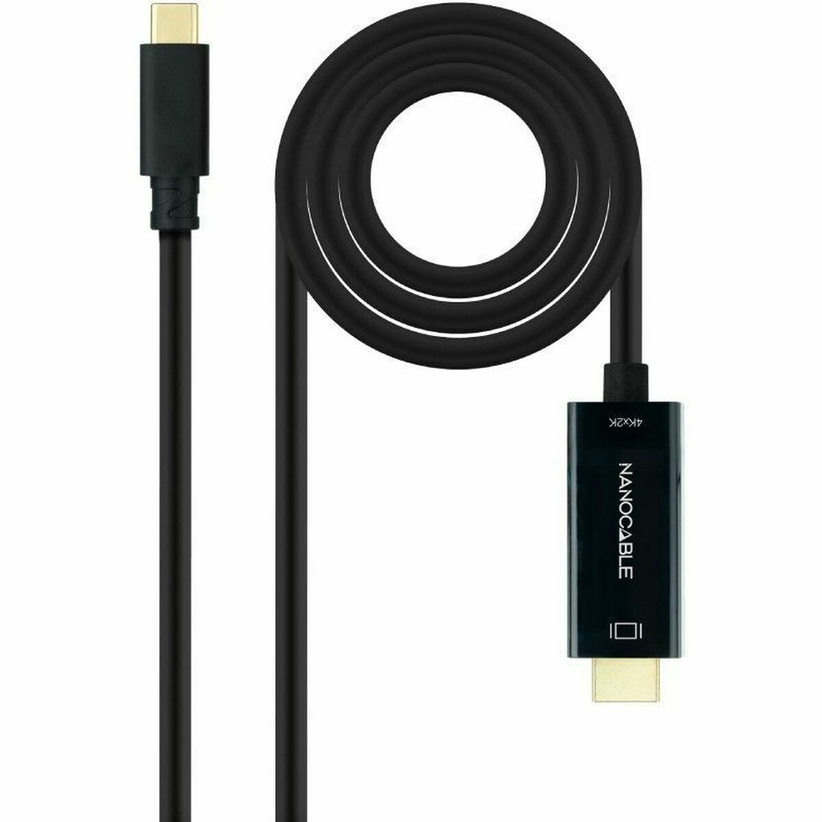 Cable USB-C a HDMI NANOCABLE 10.15.5135 Negro 5 m