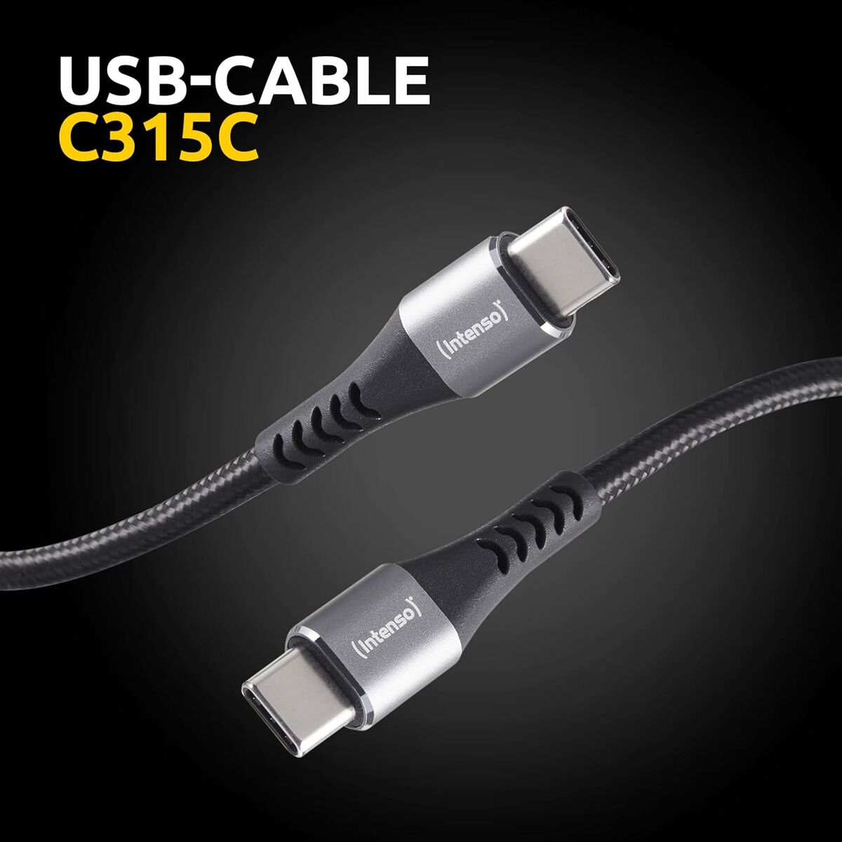 Cable USB-C a USB-C INTENSO C315C Negro
