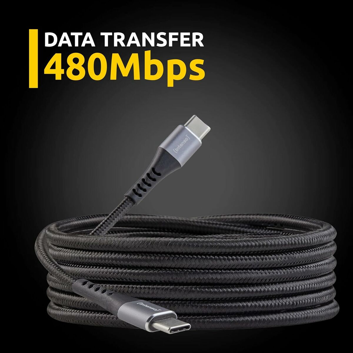 Cable USB-C a USB-C INTENSO C315C Negro