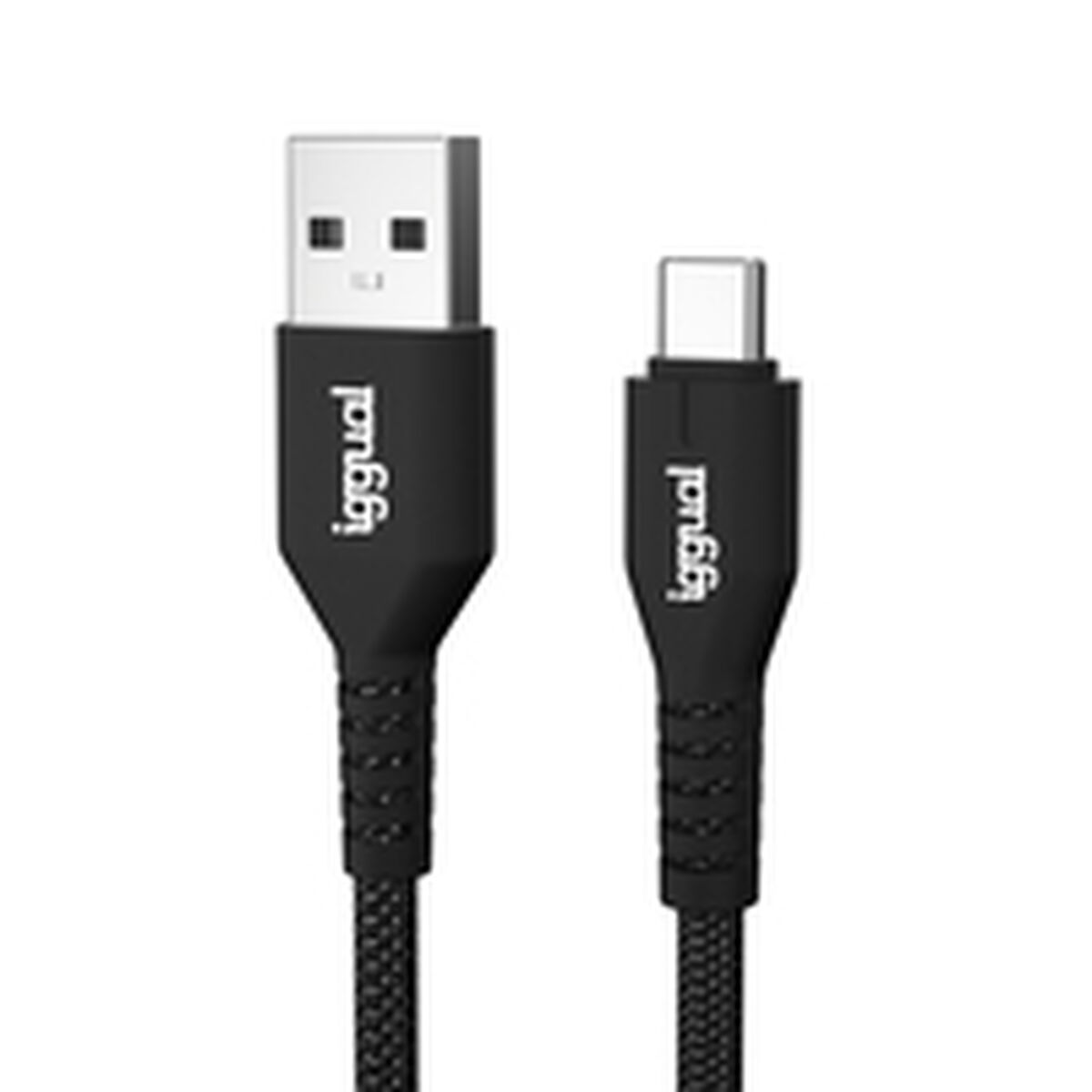 Cable USB A a USB-C iggual IGG320006 Negro 1,8 m