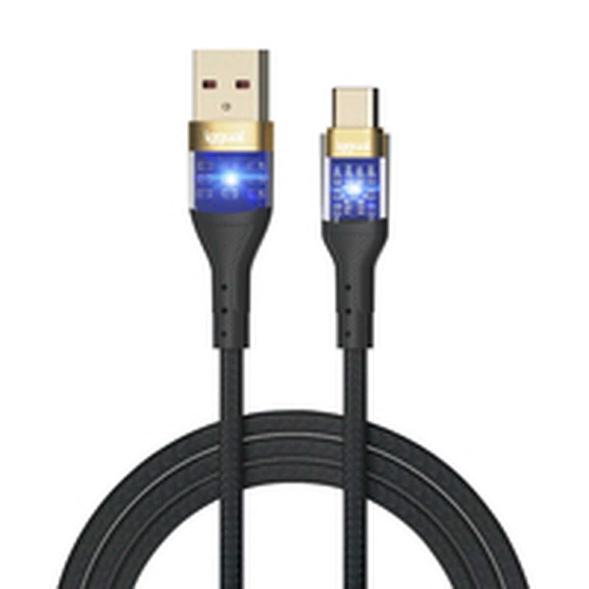 Cable USB A a USB-C iggual IGG319994 Negro