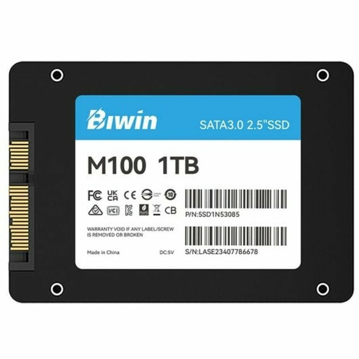 Disco Duro Biwin BM100NN512G-RGX 512 GB SSD