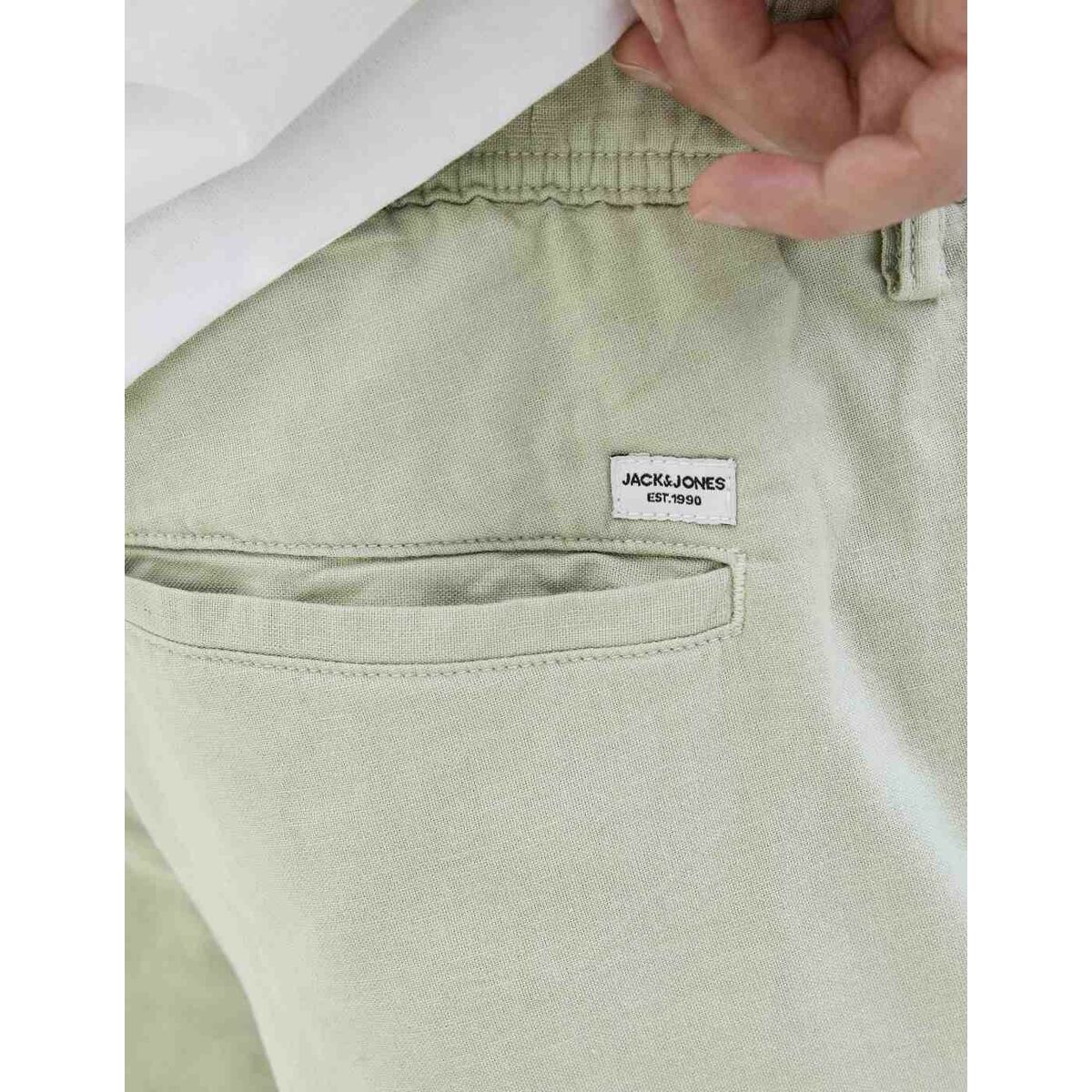 Pantalones Cortos de Hombre Jack & Jones JPSTJAIDEN CAMPAIGN HYBRIDBONDISHORT SRT 12274968 Verde