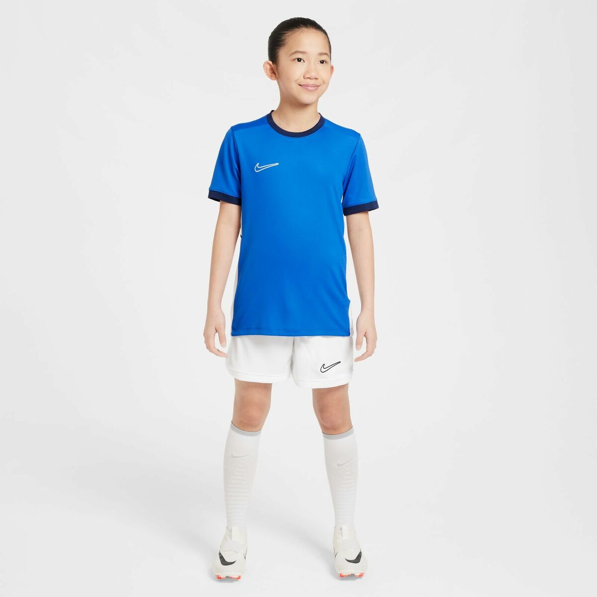 Camiseta de Manga Corta Infantil Nike NK DF ACD25 SS TOP FZ9758 463 Azul