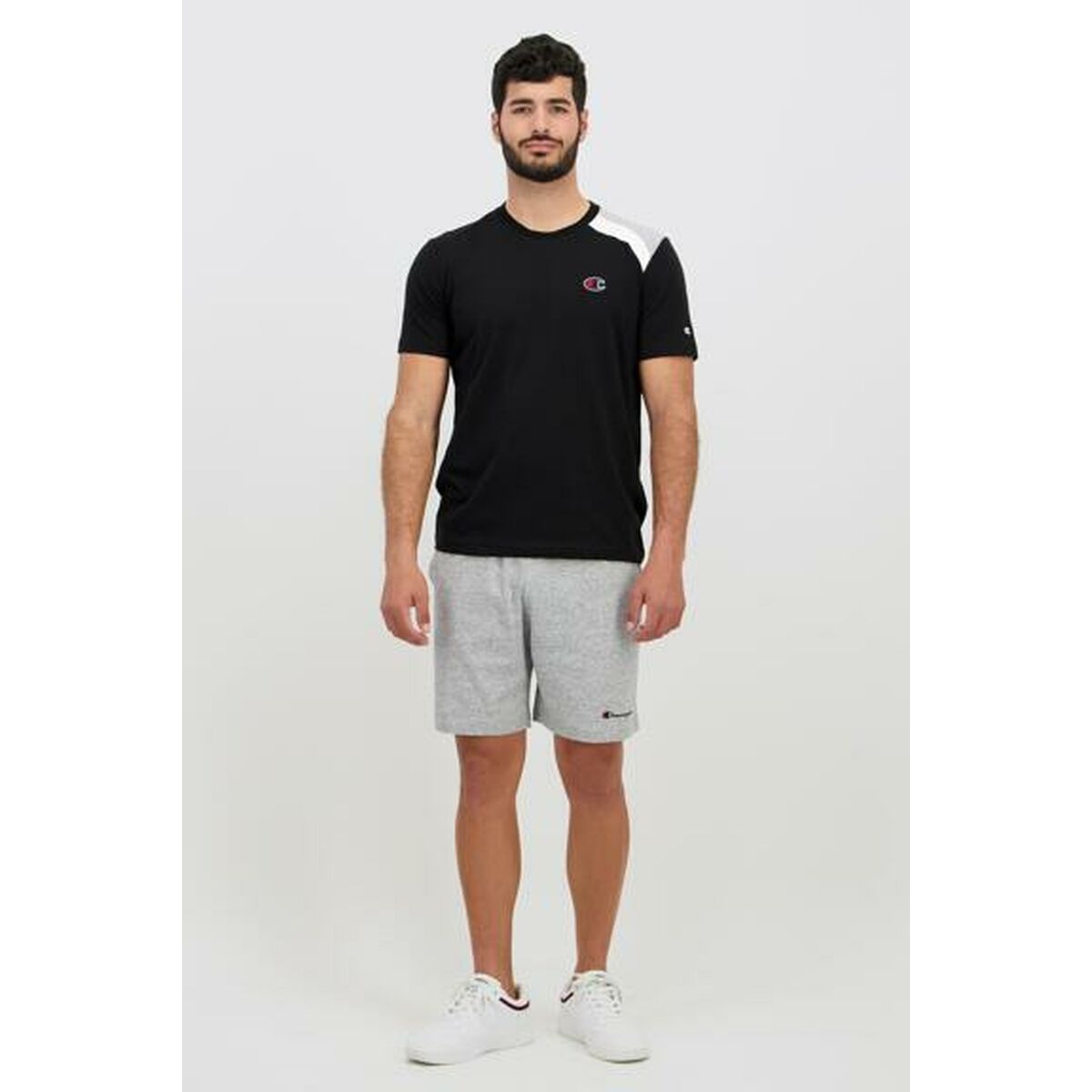 Pantalones Cortos Deportivos para Hombre Champion CHAMPION SHORT 220306 NOXM Gris