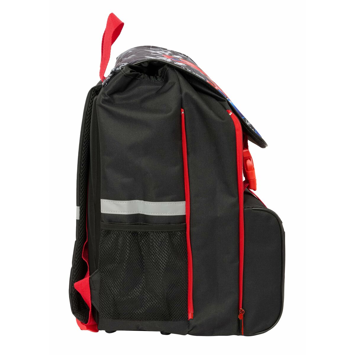 Mochila Escolar Spider-Man Negro Rojo 18,5 x 41 x 15 cm