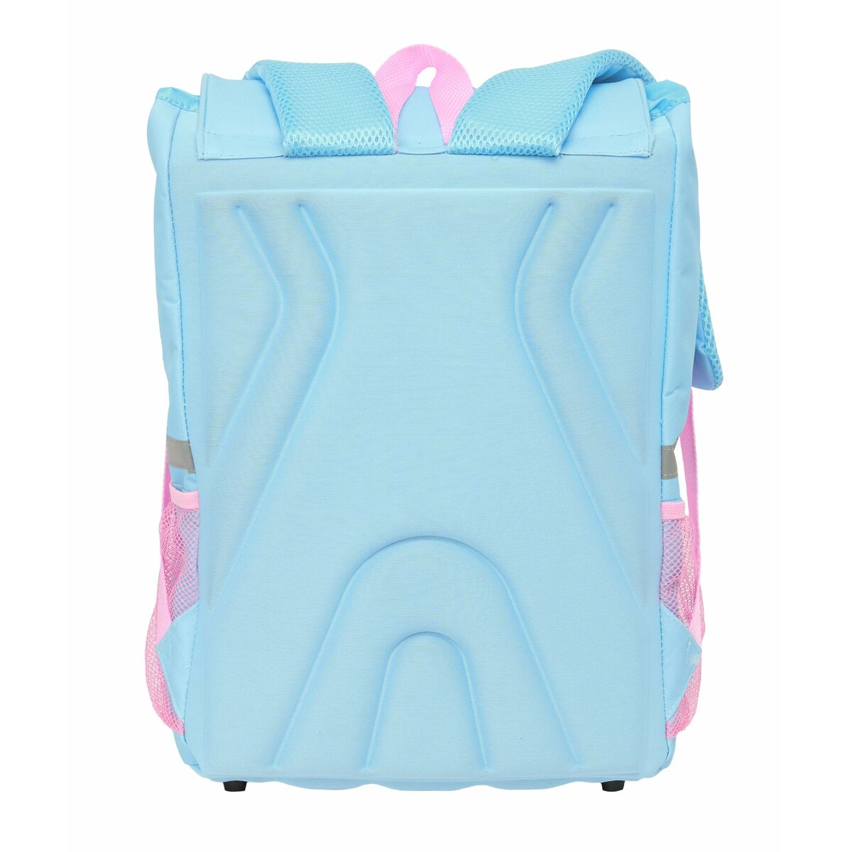 Mochila Escolar Frozen Azul Rosa 18,5 x 41 x 15 cm