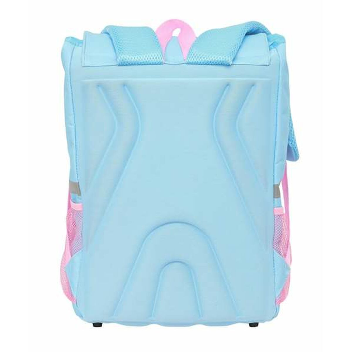 Mochila Escolar Frozen Azul Rosa 18,5 x 41 x 15 cm