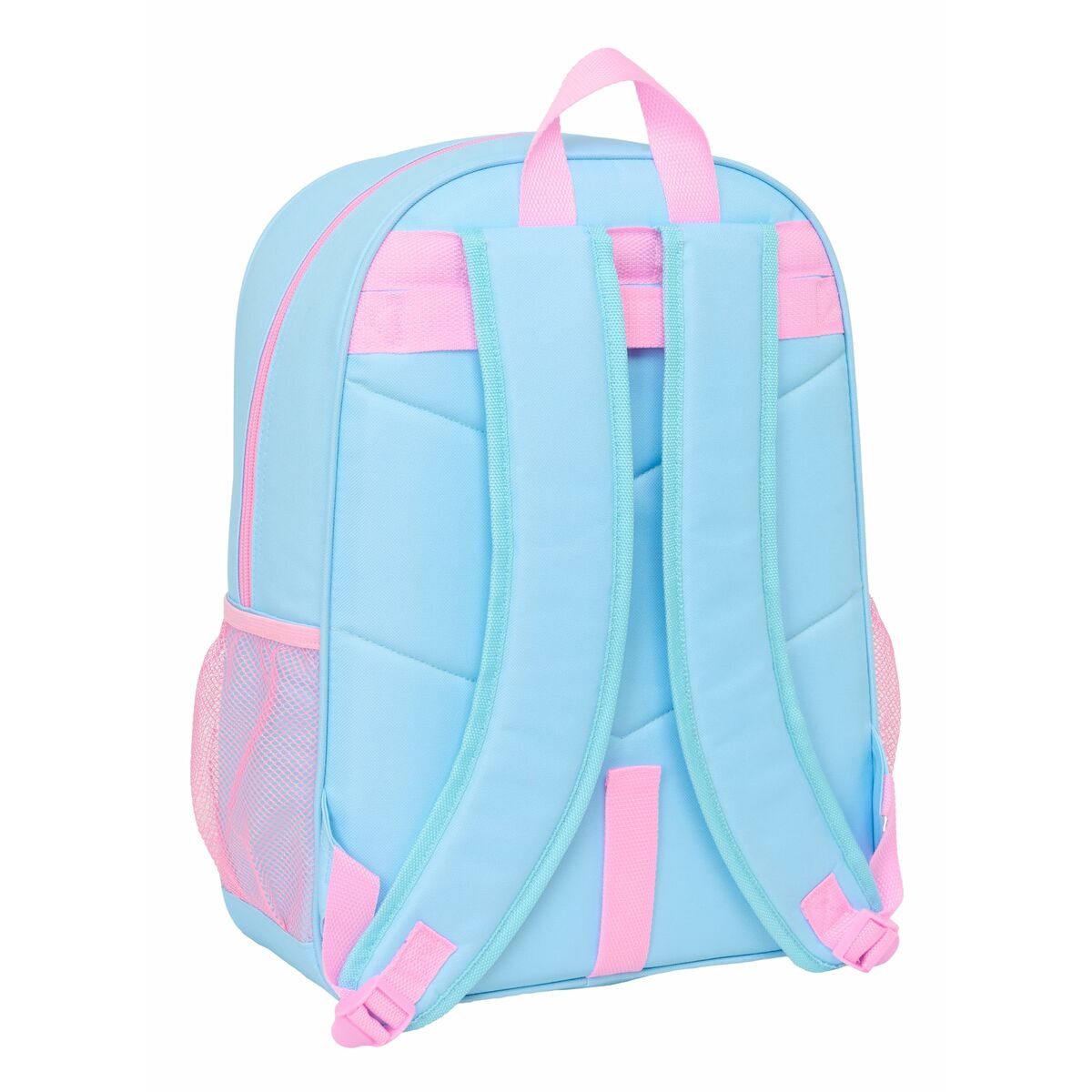 Mochila Escolar Frozen Azul Rosa 33 x 42 x 14 cm