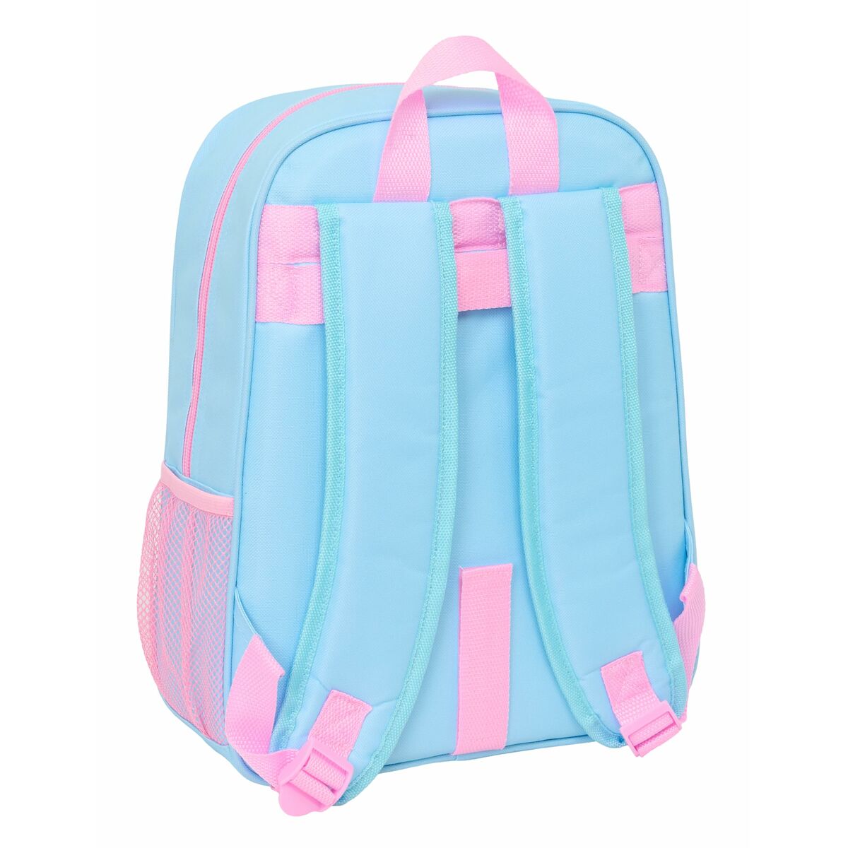 Mochila Escolar Frozen Azul Rosa 26 x 34 x 11 cm