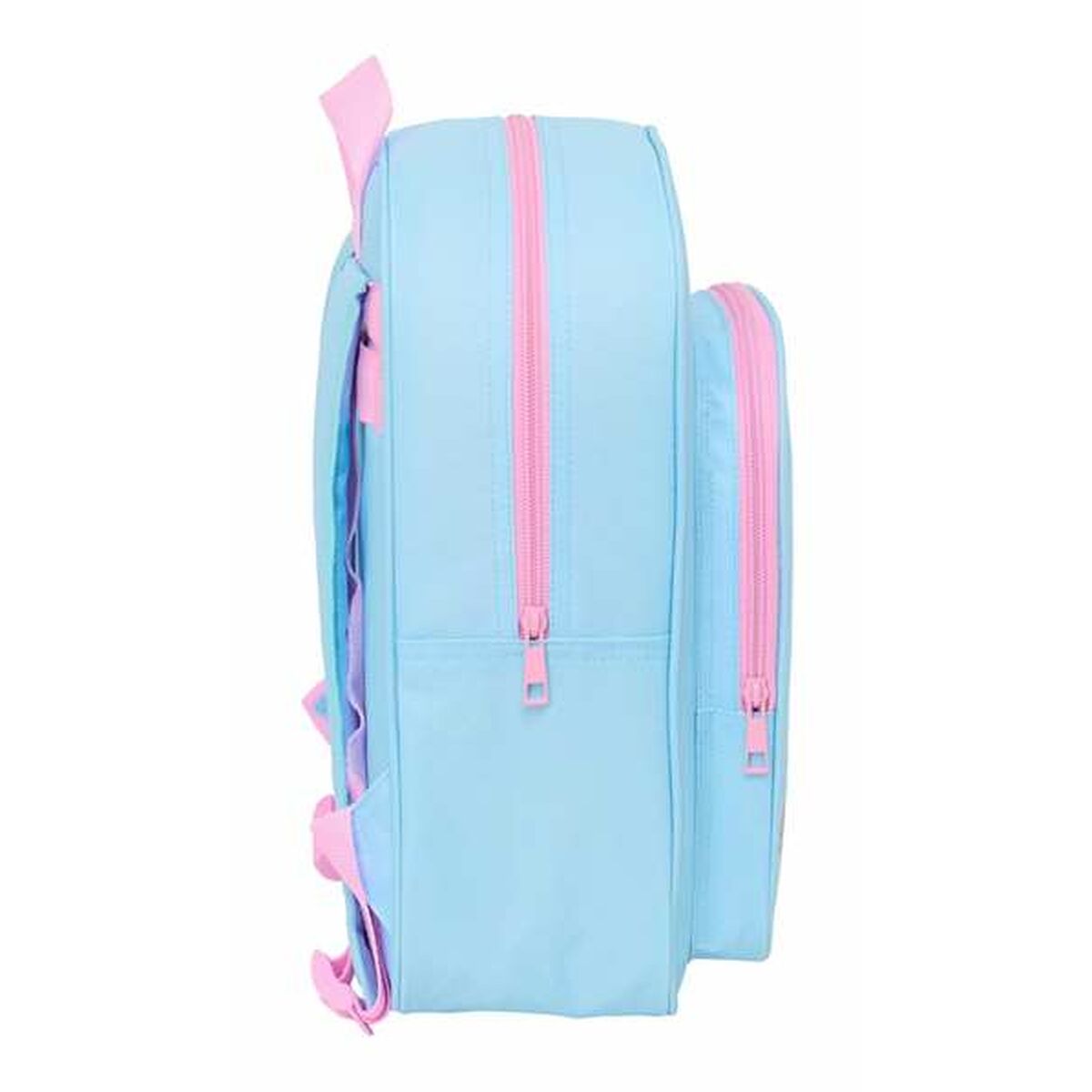 Mochila Escolar Frozen Azul Rosa 26 x 34 x 11 cm