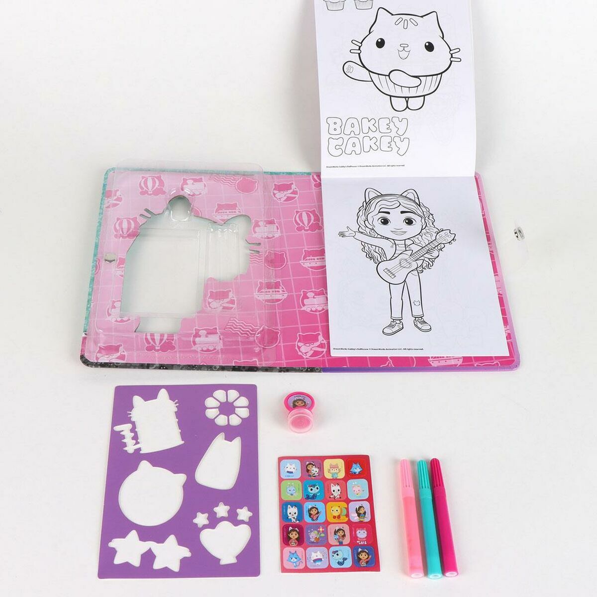 Set de Papelería Gabby's Dollhouse Multicolor 8 Piezas