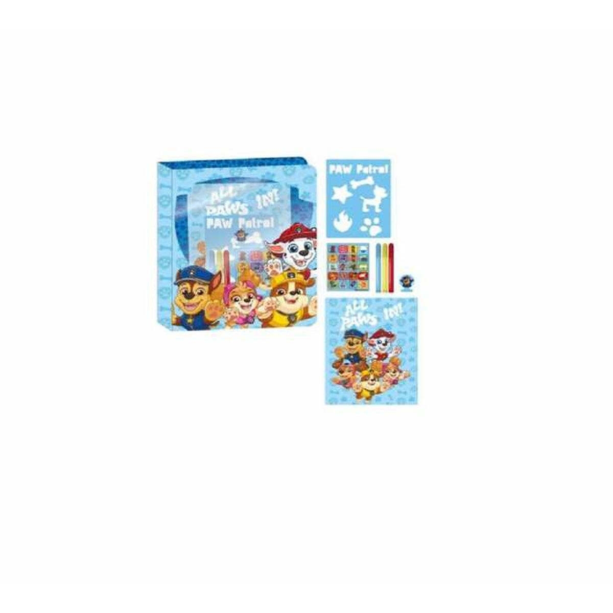 Set de Papelería The Paw Patrol Multicolor 8 Piezas