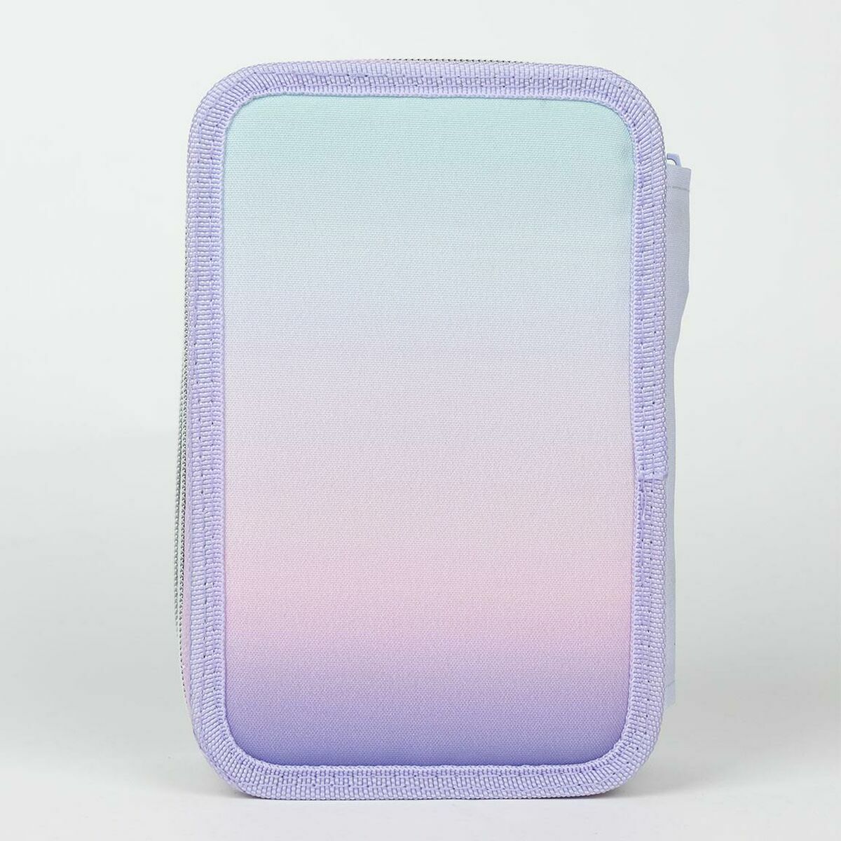 Plumier Doble Stitch Lila 12,5 x 6,5 x 19,5 cm 43 Piezas