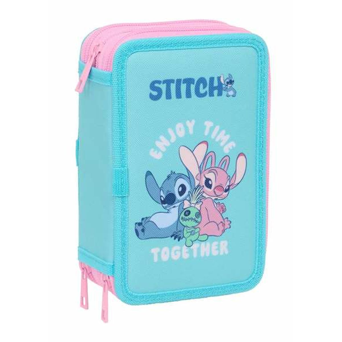Plumier Triple Stitch Azul 12,5 x 19,5 x 5,5 cm 37 Piezas