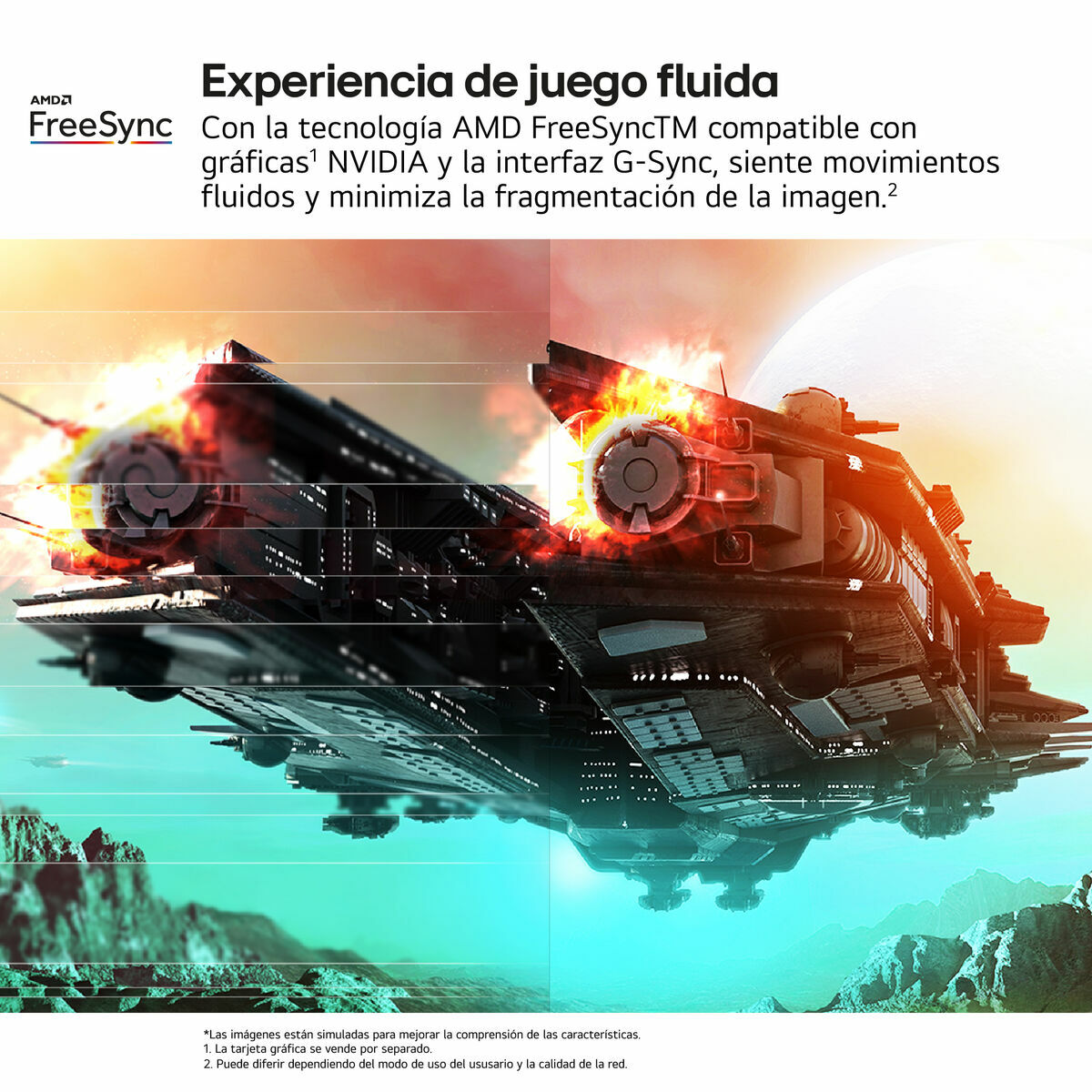 LG UltraGear™ de 27 pulgadas Monitor Gaming QHD de 200Hz | 1ms de tiempo de respuesta, Compatible con G-SYNC®, FreeSync™