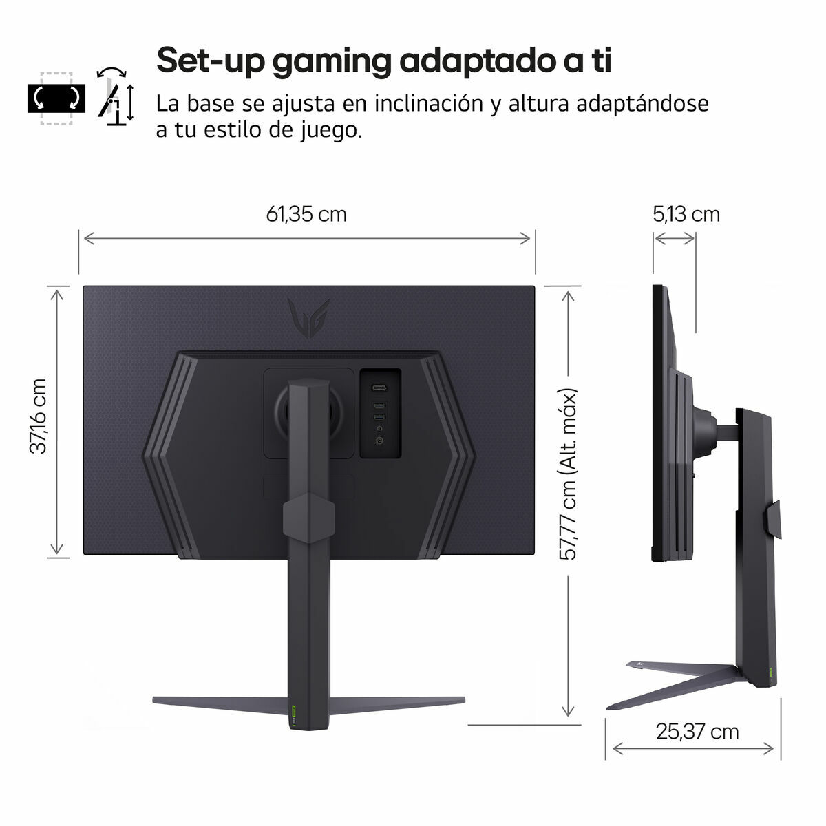 LG UltraGear™ de 27 pulgadas Monitor Gaming QHD de 200Hz | 1ms de tiempo de respuesta, Compatible con G-SYNC®, FreeSync™