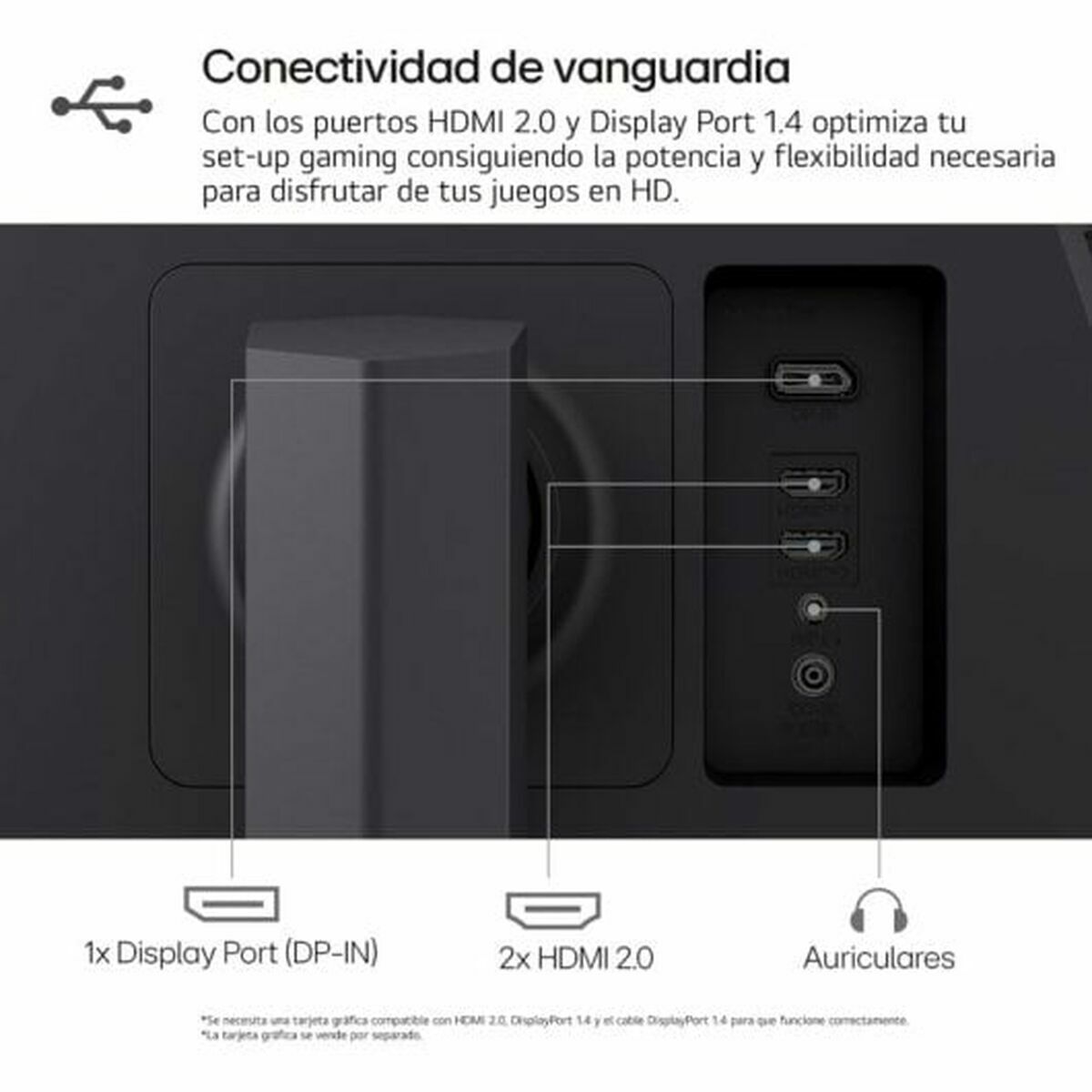 LG UltraGear™ de 27 pulgadas Monitor Gaming QHD de 200Hz | 1ms de tiempo de respuesta, Compatible con G-SYNC®, FreeSync™