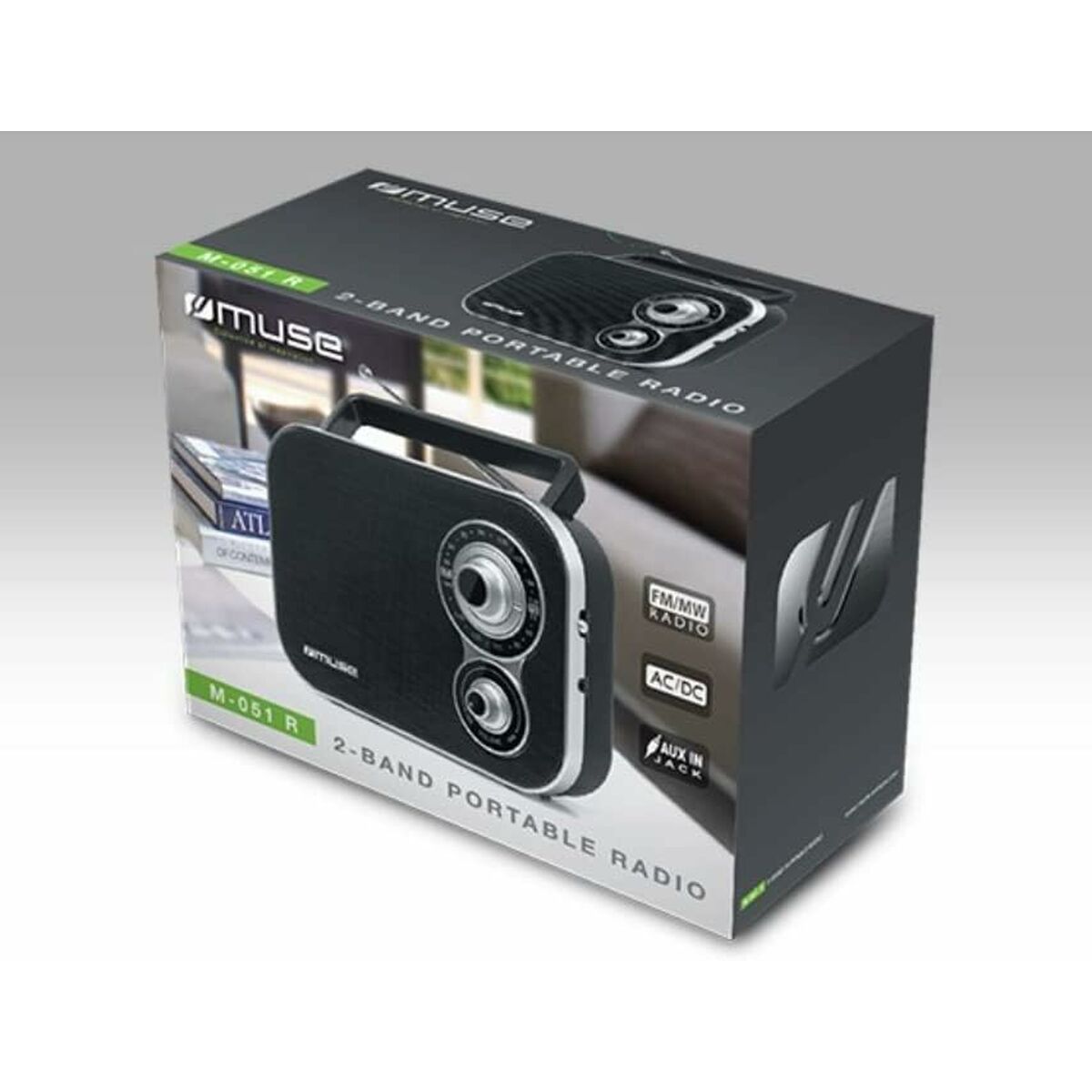 Radio Muse M051R NEGRO Negro