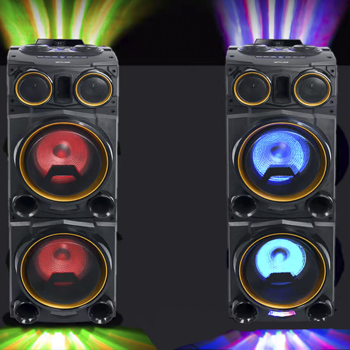 Altavoz Bluetooth Portátil Muse M-1988 DJ Negro