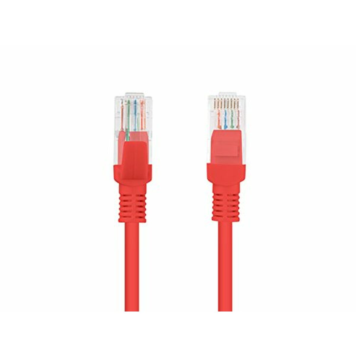 Cable de Red Rígido UTP Categoría 6 Lanberg PCU6-10CC-0200-R Rojo 2 m