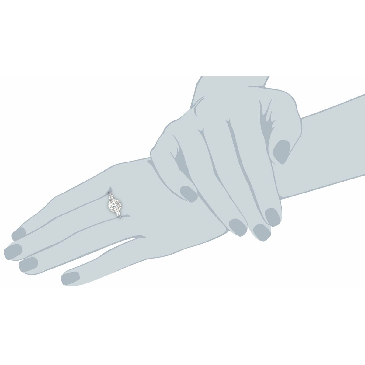 Anillo Mujer Diamonfire 6109941082175 (17,5)