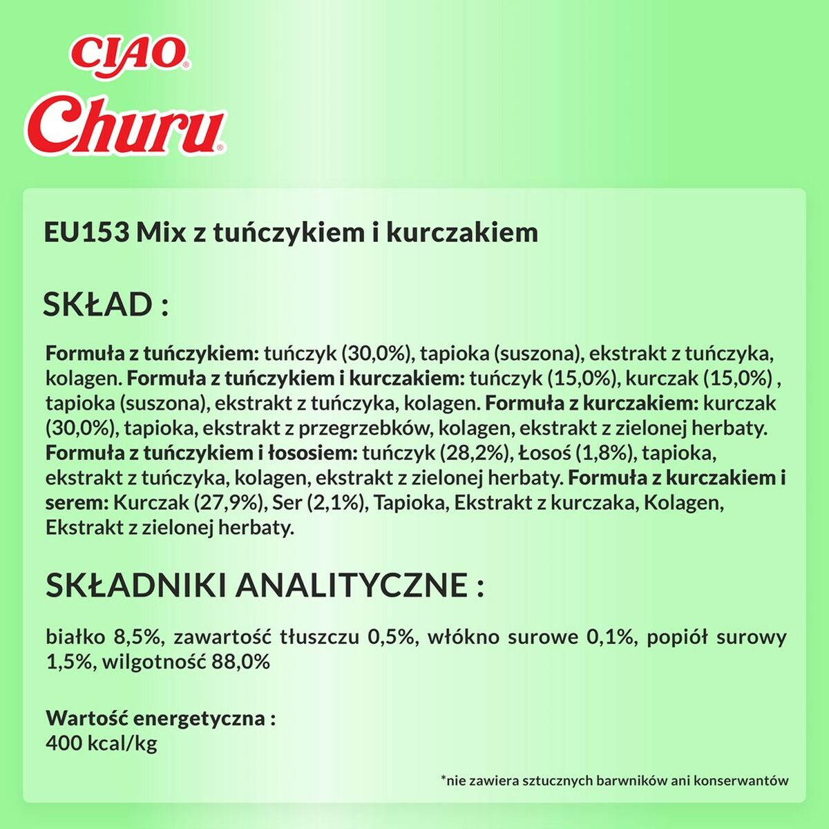 Snack para Gatos Inaba Pollo