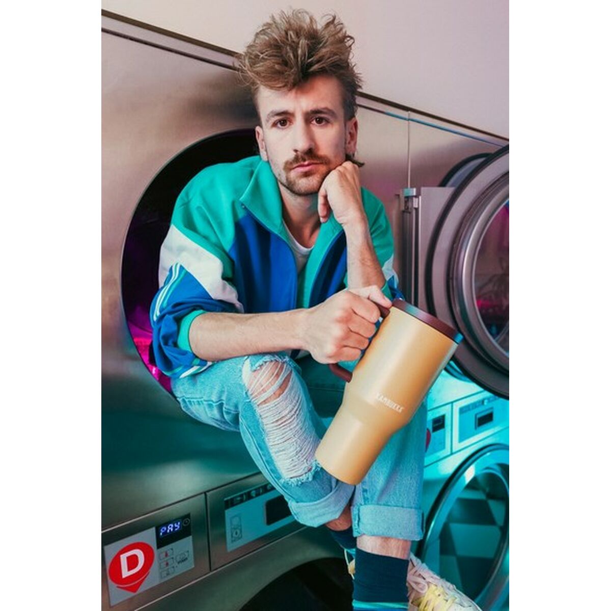 Taza Termo con Tapa Kambukka 11-08001 Naranja Bronce Acero Inoxidable 950 ml