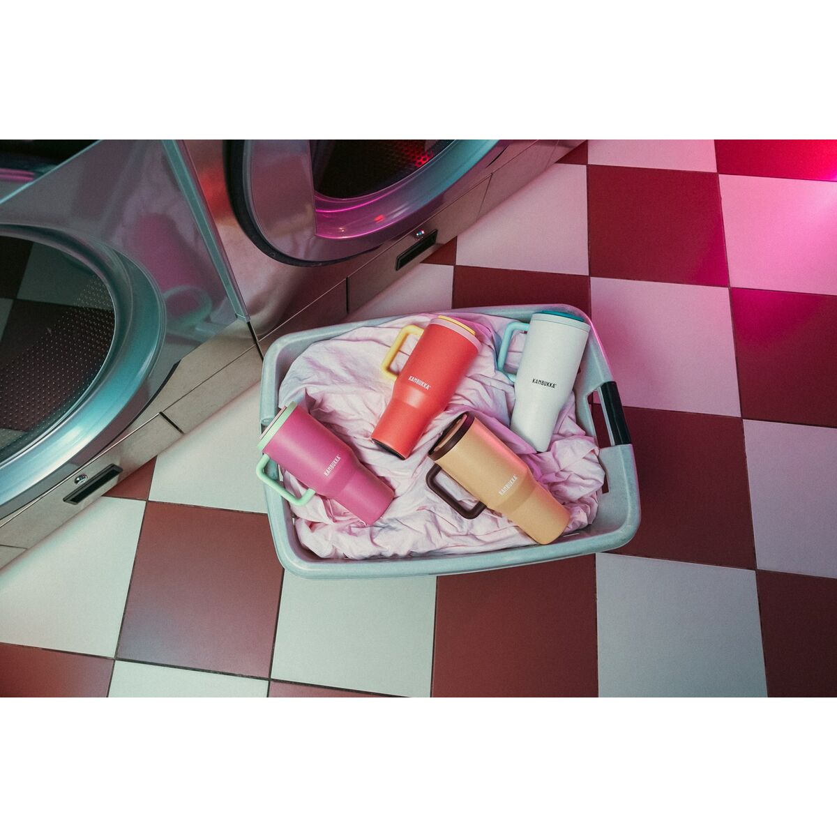 Taza Termo con Tapa Kambukka 11-08001 Naranja Bronce Acero Inoxidable 950 ml