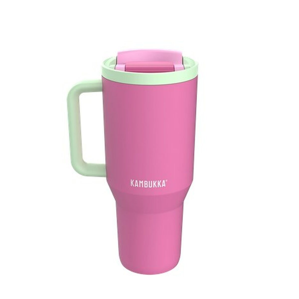 Taza Termo con Tapa Kambukka 11-08004 Verde Rosa Acero Inoxidable 950 ml