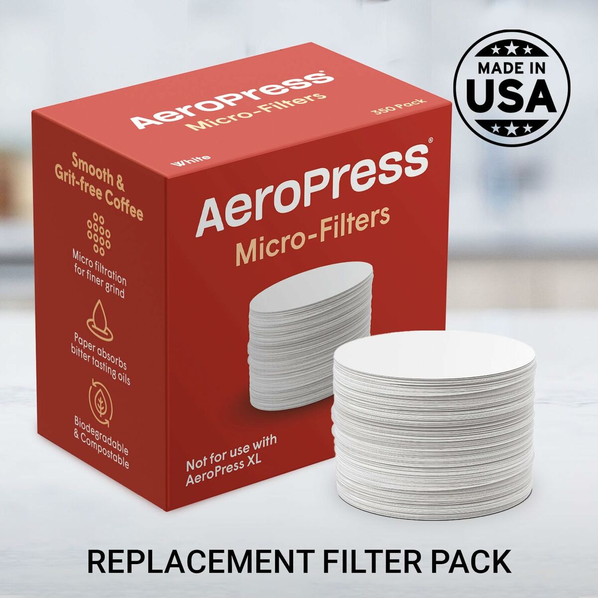 Filtros de café desechables Aeropress 81R24